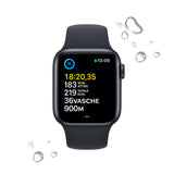 Apple Watch SE GPS + Cellular 40mm Cassa in Alluminio color Mezzanotte con Cinturino Sport Band Mezzanotte - Regular