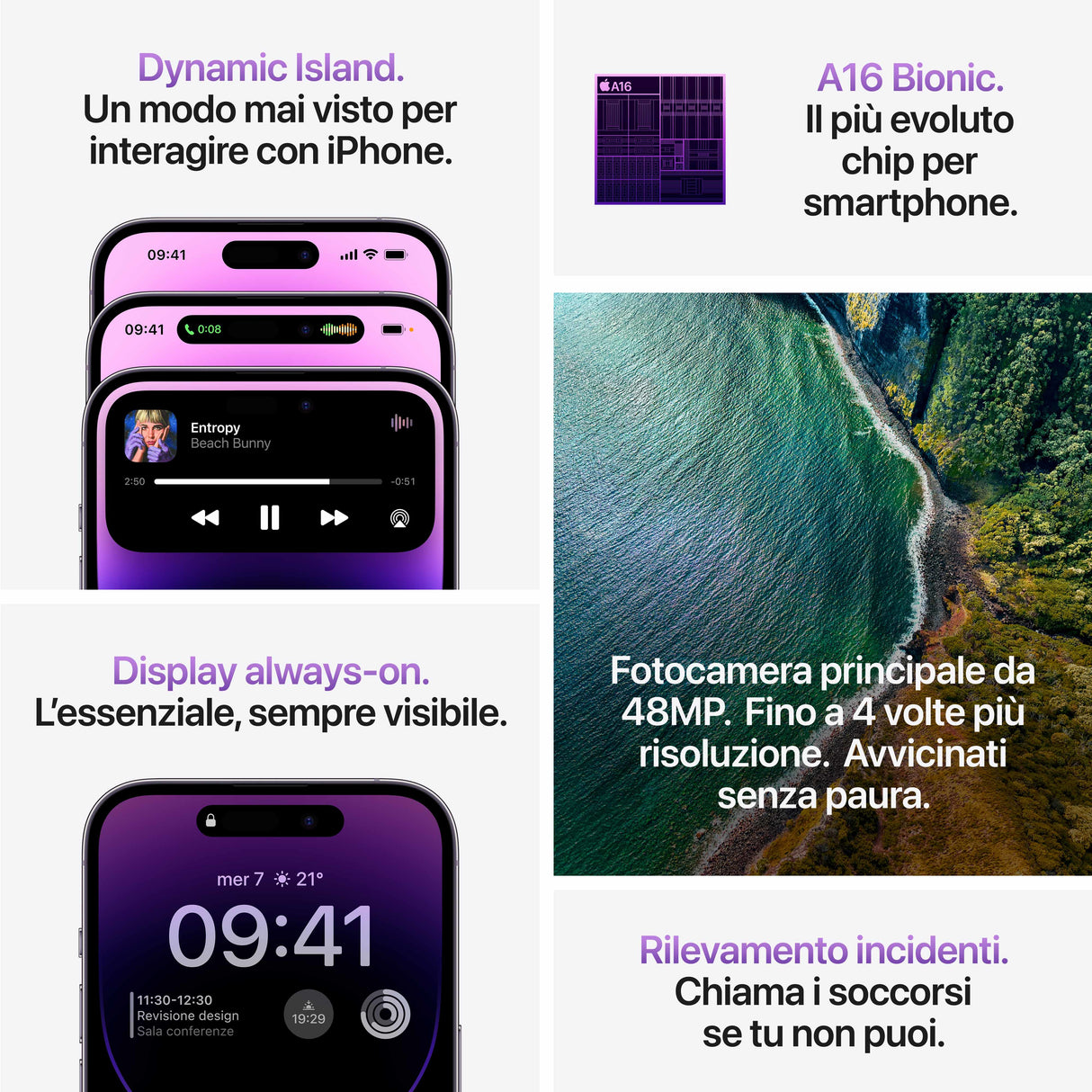 Apple iPhone 14 Pro 128GB Nero Siderale