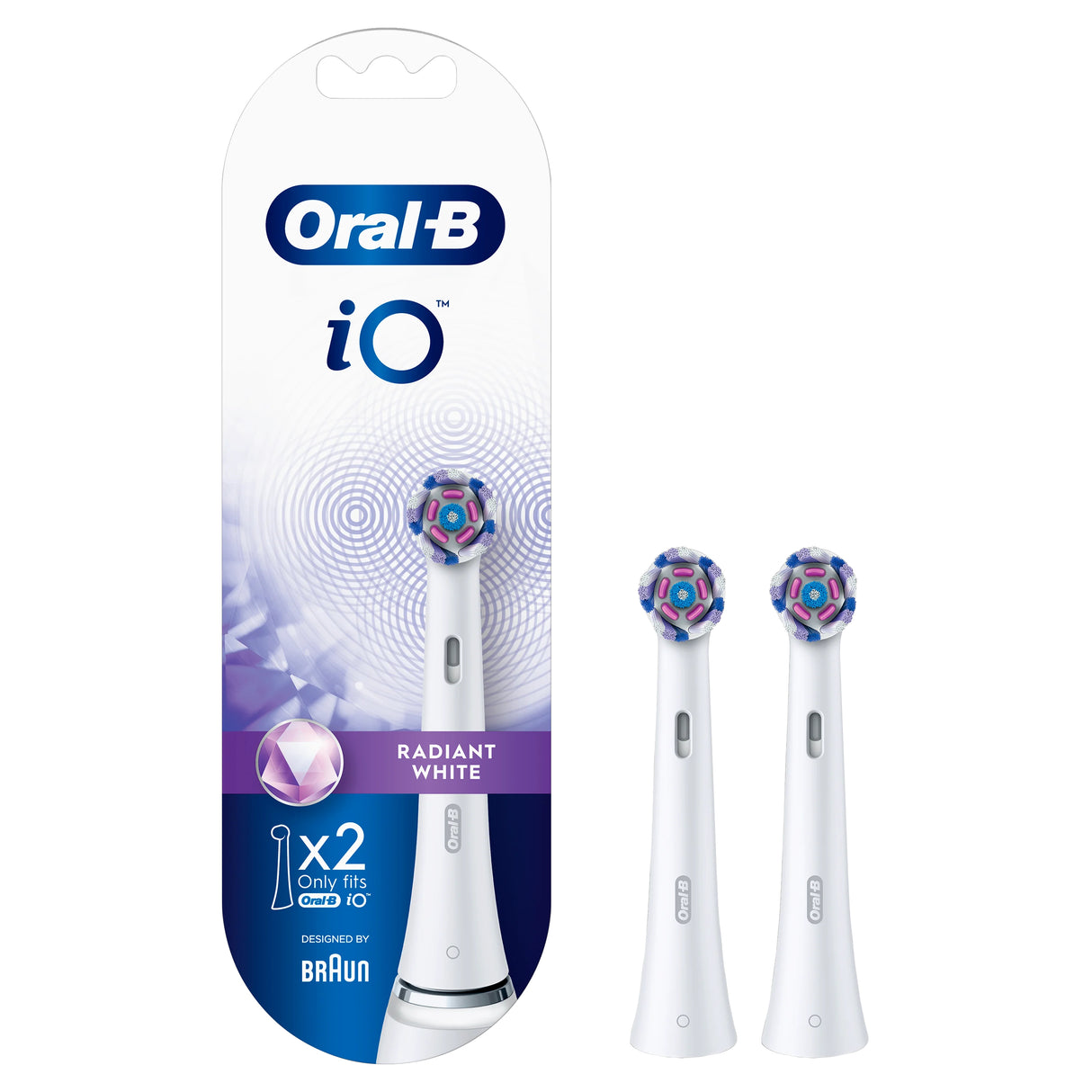 Oral-B iO Radiant White 2 pz Bianco