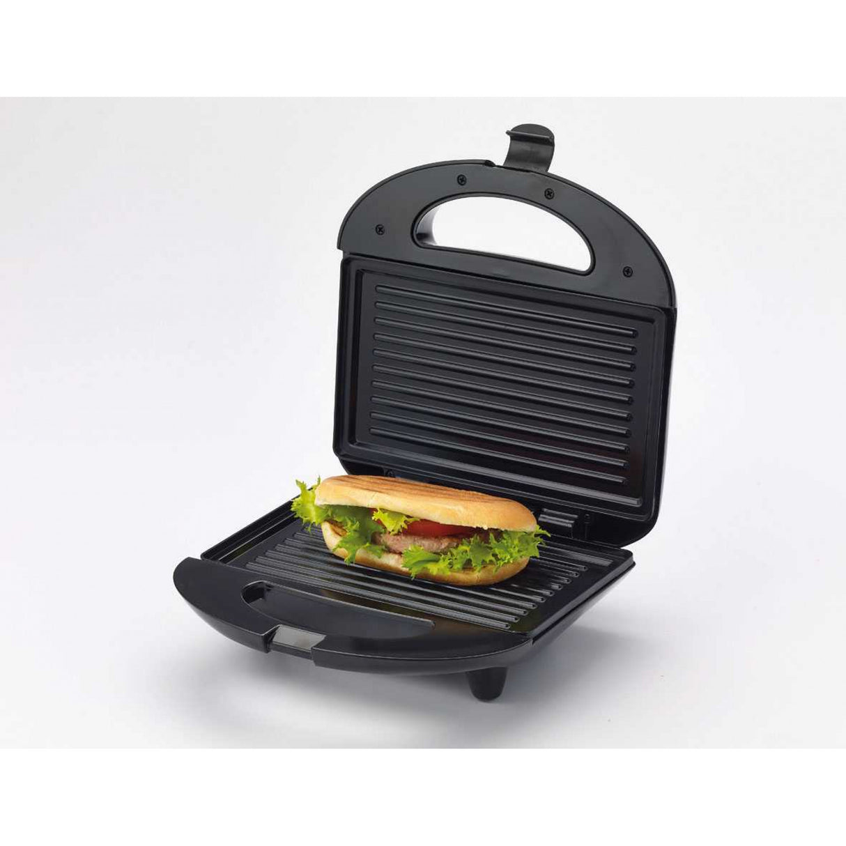 Ariete 1980 Piastra per Panini - Toast & Grill Easy - Griglia elettrica con coperchio - Sandwich maker - Hot dog - Hamburger