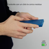 SBS TTBB10000FASTA batteria portatile Polimeri di litio (LiPo) 10000 mAh Ciano
