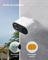 Imou Cell Go - Telecamera a batteria da 3MP 100% senza fili - Funzione VLOG per trasformarla in una Trap Cam.