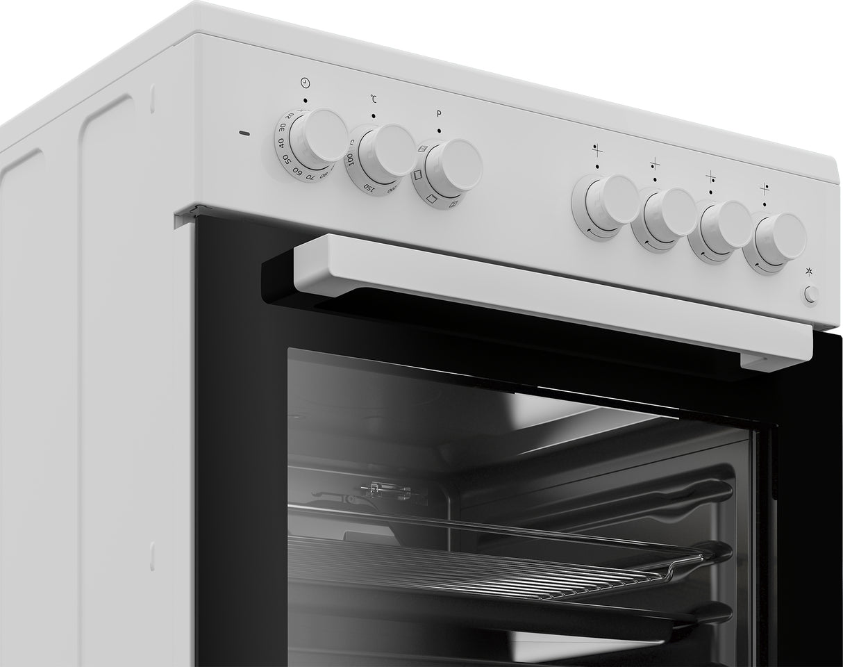 Beko FSE62110DW Cucina Elettrico Gas Bianco A