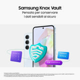 Samsung Galaxy A35 5G Display FHD+ Super AMOLED 6.6”, Android 14, 6GB RAM, 128GB, Dual SIM, Batteria 5.000 mAh, Awesome Iceblue