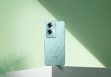OPPO A79 5G Smartphone, AI Doppia fotocamera 50+2MP, Selfie 8MP, Display 6.72” 90HZ LCD FHD+, 5000mAh, RAM 4(Esp 1GB/2GB/4GB)+ROM 128GB (esp1TB), IPX4, [Versione Italia], Glowing Green