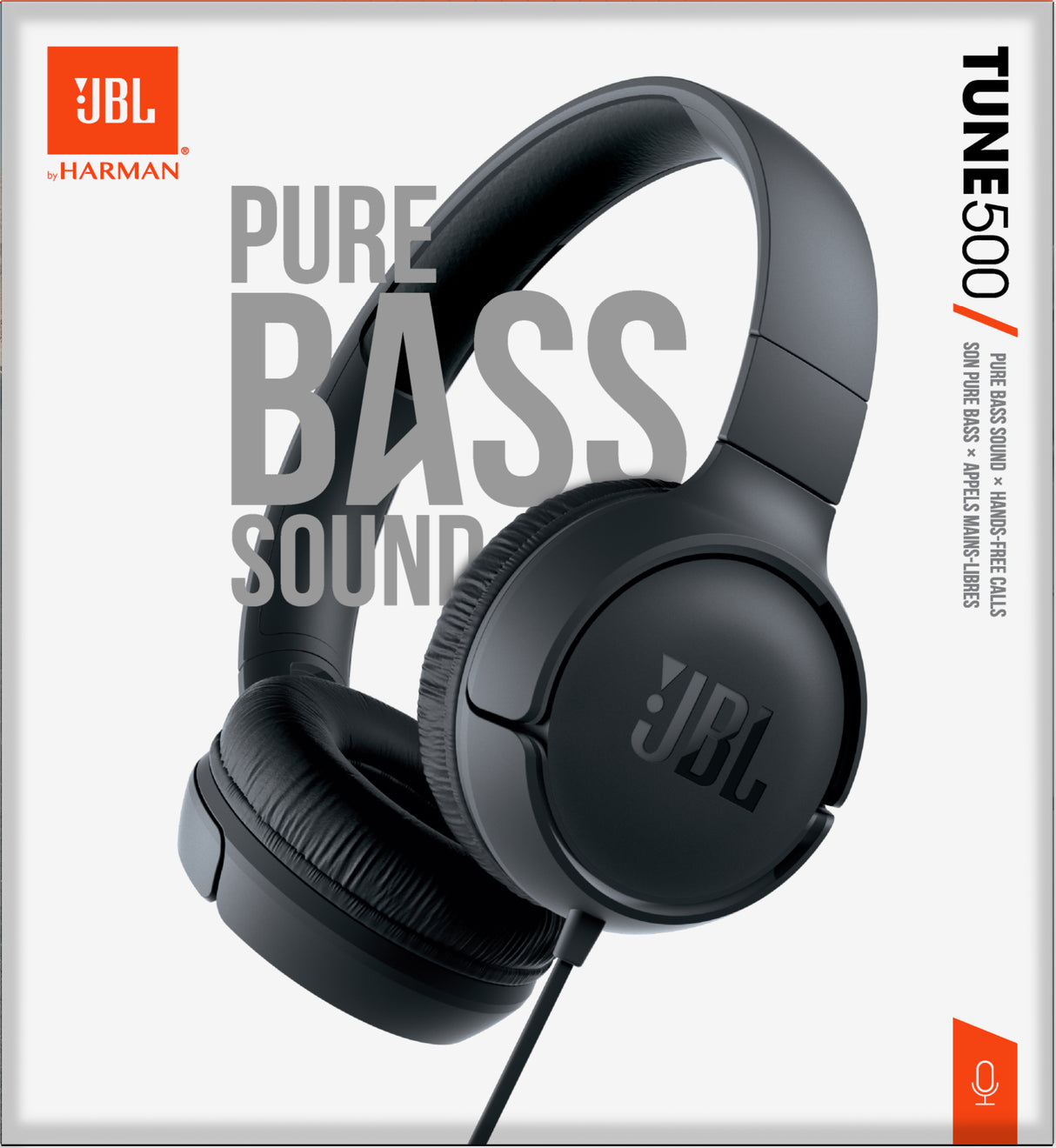 JBL Tune 500 Auricolare Cablato A Padiglione Musica e Chiamate Nero