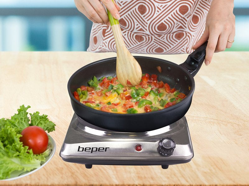 Beper 90.820 piastra riscaldante elettrica Acciaio inox 1 pz