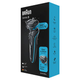 Braun Series 5 50-M1000s Rasoio Nero, Blu