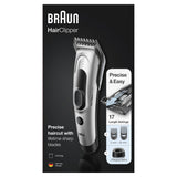 Braun HC5090 Tagliacapelli E Regolabarba Uomo Con 17 Impostazioni Di Lunghezza E 2 Accessori