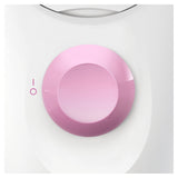 Braun Silk-épil 1 1-000, Epilatore Elettrico Donna Con Cavo, Pelle Liscia Per Settimane, Bianco/Rosa