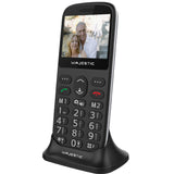 New Majestic TLF-Sileno 72 5,87 cm (2.31") 76,5 g Nero Telefono per anziani