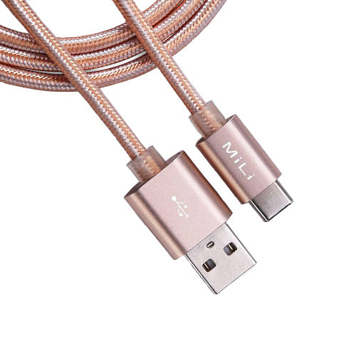 Mili HX-T28 cavo USB USB 2.0 1 m USB C USB A Rose Gold