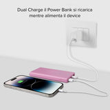 SBS TTBB10000FASTP batteria portatile Polimeri di litio (LiPo) 10000 mAh Rosa