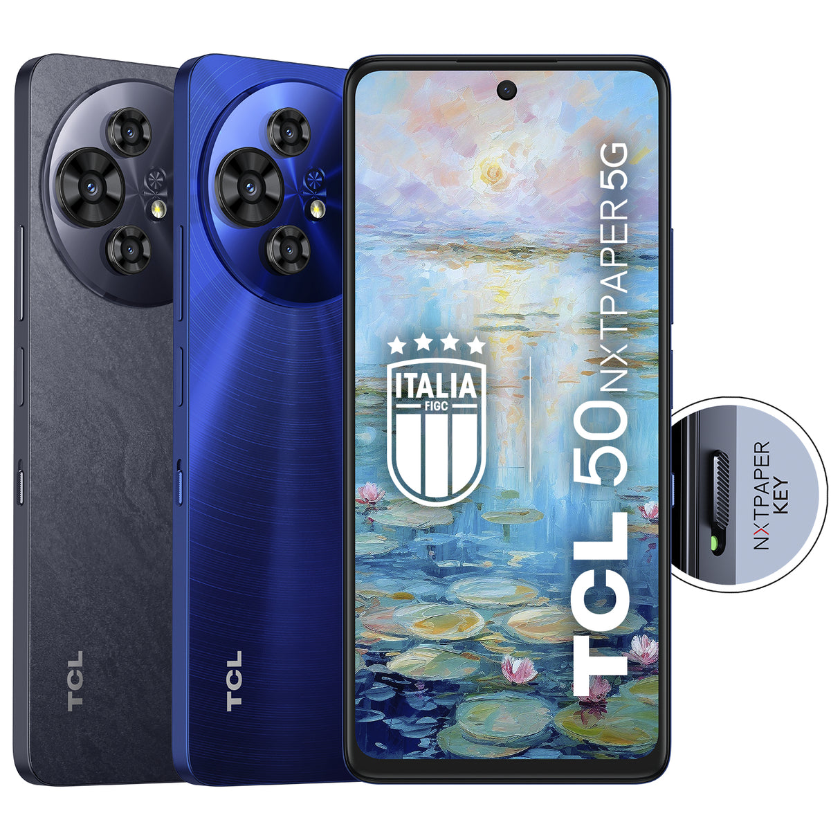 TCL 50 NXTPAPER 5G 17,2 cm (6.78") Doppia SIM Android 14 USB tipo-C 8 GB 256 GB 5010 mAh Blu