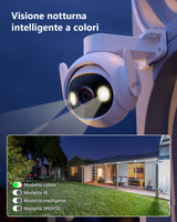 Imou Cruiser 2 Telecamera motorizzata da esterno 2K 3MP con visione notturna a colori