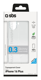 SBS TESKINIP1667T custodia per cellulare 17 cm (6.7") Cover Trasparente
