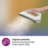 Philips 2000 series PSG2000/80 Ferro da stiro generatore di vapore, 2400W, 1.4L, Piastra in ceramica