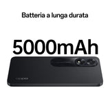 OPPO A38 4G Smartphone, AI Doppia fotocamera 50+2MP, Selfie 5MP, Display 6.56” 90HZ LCD HD+, 5000mAh, RAM 8 GB (4+4) + ROM 128GB, IP54, [Versione Italia],Glowing Black