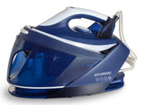 Hyundai HHN-FC15BL ferro da stiro a caldaia 2200 W 1,5 L Piastra in Ceramica Blu, Bianco