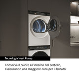 Haier I-Pro Series 7 Plus HD90-A3Q979U1 asciugatrice Libera installazione Caricamento frontale 9 kg A+++ Bianco