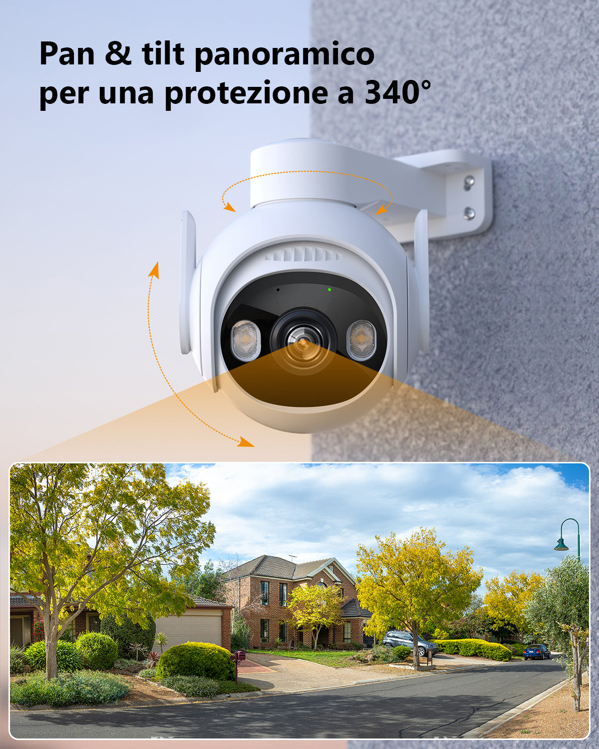 Imou Cruiser 2 Telecamera motorizzata da esterno 2K 3MP con visione notturna a colori