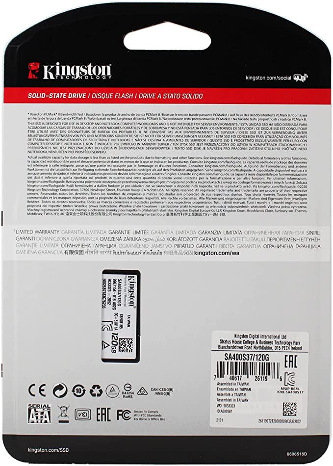 KINGSTON SSD 120GB 2.5''