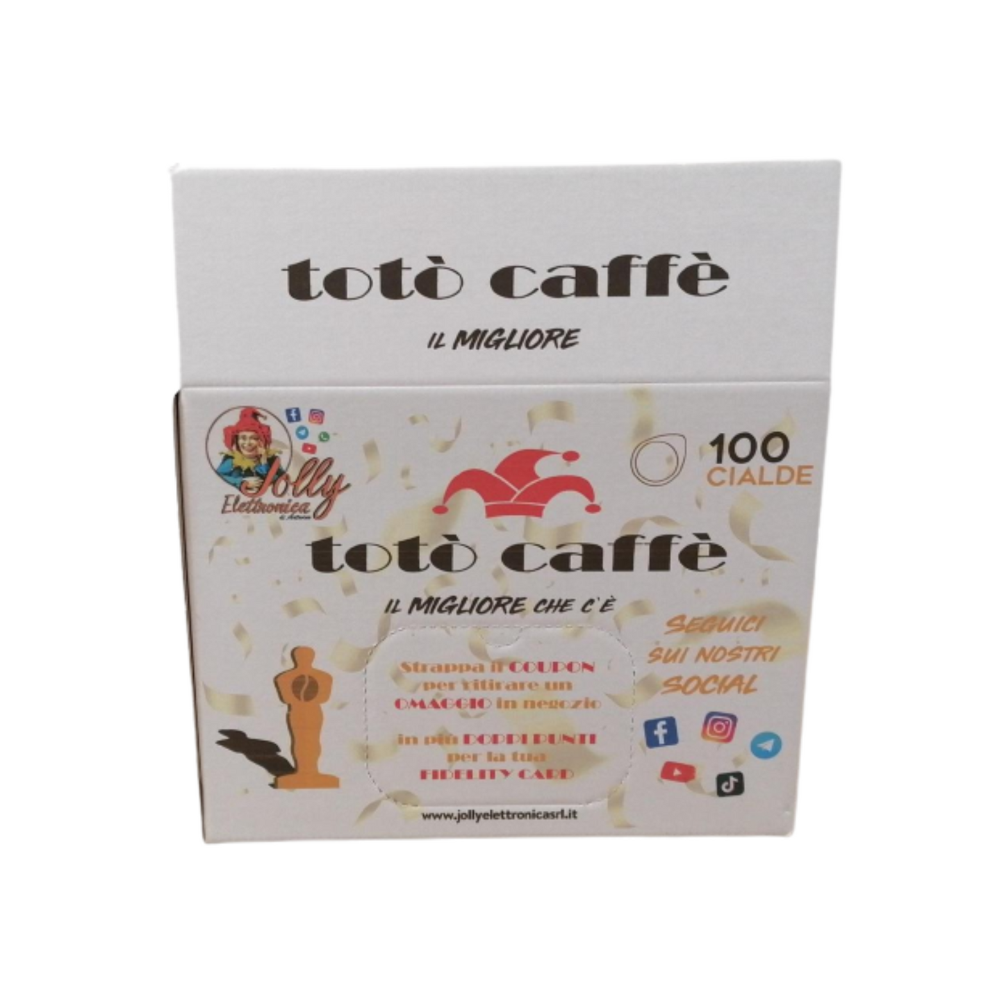 BOX CAFFE' 100PZ TRINCA TOTO' CAFFE'